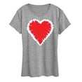 thumbnail image 1 of Instant Message - Tie Dye Heart - Women's Short Sleeve Graphic T-Shirt, 1 of 6