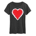 thumbnail image 1 of Instant Message - Tie Dye Heart - Women's Short Sleeve Graphic T-Shirt, 1 of 6