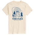 thumbnail image 1 of Instant Message - Time Flies Sasquatch - Men's Short Sleeve Graphic T-Shirt, 1 of 5