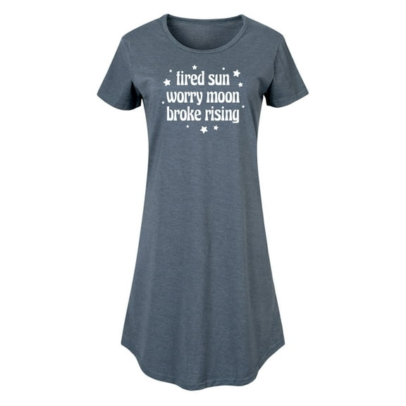 Instant Message - Tired Sun, Worry Moon, & Broke Rising - Women's Any Way Dress