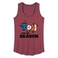 thumbnail image 1 of Instant Message - Tis The Season Americana - Women's Racerback Tank Top, 1 of 6