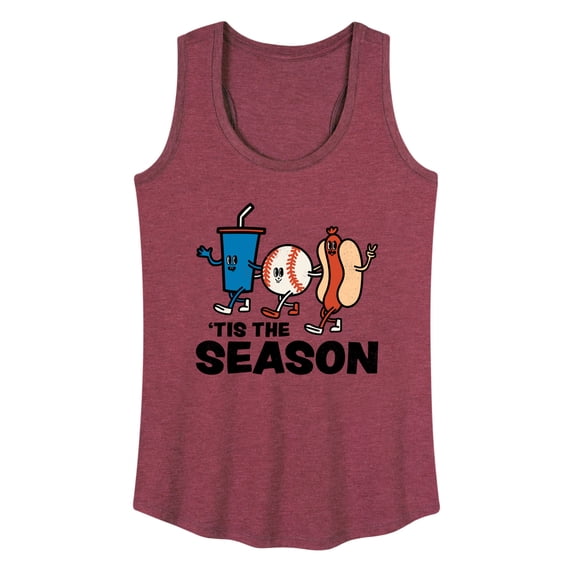 Instant Message - Tis The Season Americana - Women's Racerback Tank Top