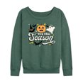 thumbnail image 1 of Instant Message - Tis The Season Fall - Women's Lightweight French Terry Long Sleeve Shirt, 1 of 5