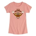 thumbnail image 1 of Instant Message - Tis The Season Football - Toddler & Youth Girls Short Sleeve Graphic T-Shirt, 1 of 6