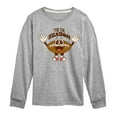 thumbnail image 1 of Instant Message - Tis The Season Football - Toddler & Youth Long Sleeve Graphic T-Shirt, 1 of 6