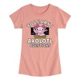 thumbnail image 1 of Instant Message - To Learn I Axolotl Questions - Youth Girls Short Sleeve T-Shirt, 1 of 5