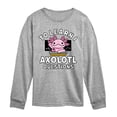 thumbnail image 1 of Instant Message - To Learn I Axolotl Questions - Youth Long Sleeve Graphic T-Shirt, 1 of 5