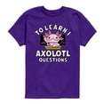 thumbnail image 1 of Instant Message - To Learn I Axolotl Questions - Youth Short Sleeve Graphic T-Shirt, 1 of 4