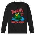 thumbnail image 1 of Instant Message - Toadally Ready For Happy Hour  - Men's Crew Neck Fleece Pullover, 1 of 6