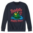 thumbnail image 1 of Instant Message - Toadally Ready For Happy Hour  - Men's Crew Neck Fleece Pullover, 1 of 6