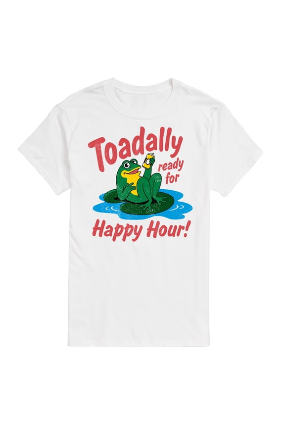- Toadally Ready For Happy Hour  - Men's Short Sleeve Graphic T-Shirt