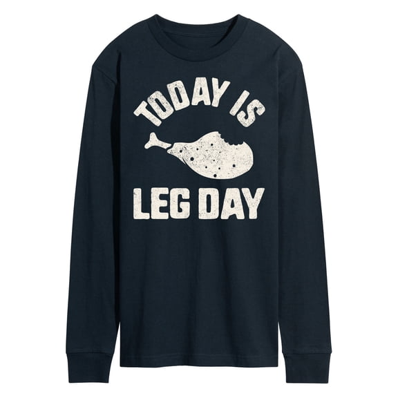 Instant Message - Today Is Leg Day - Men's Long Sleeve T-Shirt