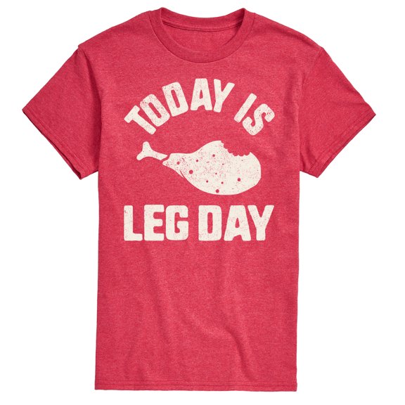 Instant Message - Today Is Leg Day Men's Short Sleeve Graphic T-Shirt