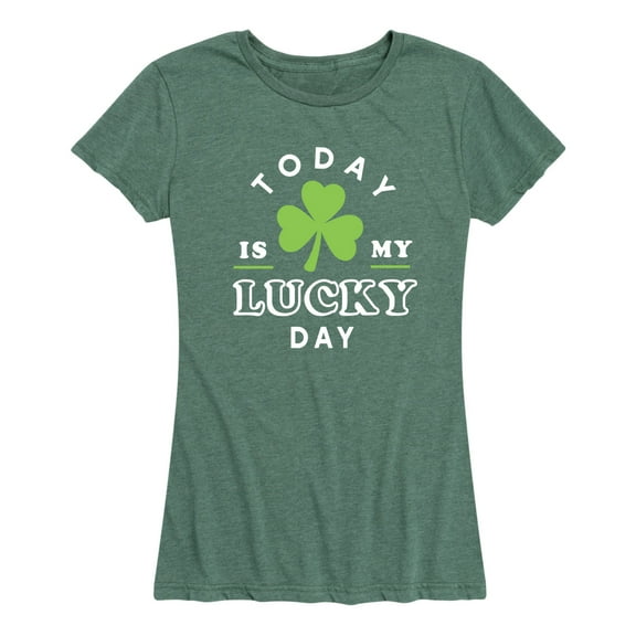 Instant Message - Today Is My Lucky Day - Women's Short Sleeve Graphic T-Shirt