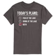 thumbnail image 1 of Instant Message - Todays Lake Plans - Men's Short Sleeve Graphic T-Shirt, 1 of 6