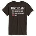 thumbnail image 1 of Instant Message - Todays Lake Plans - Men's Short Sleeve Graphic T-Shirt, 1 of 5