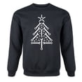 thumbnail image 1 of Instant Message - Tool Christmas Tree - Men's Crewneck Fleece, 1 of 5
