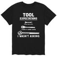 thumbnail image 1 of Instant Message - Tool Expectations - Men's Short Sleeve Graphic T-Shirt, 1 of 5