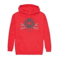 thumbnail image 1 of Instant Message - Tool Skull And Crossbones - Men's Pullover Hooded Fleece Sweatshirt, 1 of 6