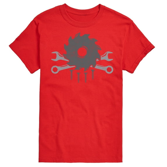 Instant Message - Tool Skull And Crossbones - Men's Short Sleeve Graphic T-Shirt