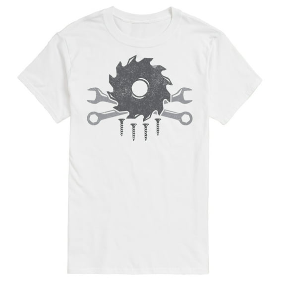 Instant Message - Tool Skull And Crossbones - Men's Short Sleeve Graphic T-Shirt