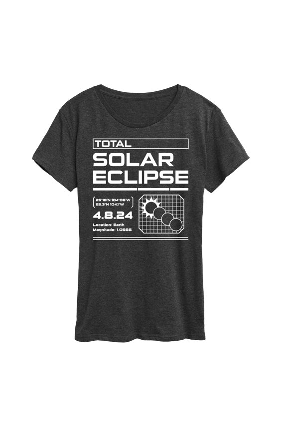 - Total Solar Eclipse Digital Short Sleeve Graphic T-Shirt