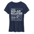 thumbnail image 1 of Instant Message - Total Solar Eclipse Digital - Womens Short Sleeve Graphic T-Shirt, 1 of 5