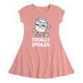 thumbnail image 1 of Instant Message - Totally Spoiled - Toddler And Youth Girls Fit And Flare Dress, 1 of 1