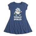 thumbnail image 1 of Instant Message - Totally Spoiled - Toddler And Youth Girls Fit And Flare Dress, 1 of 1