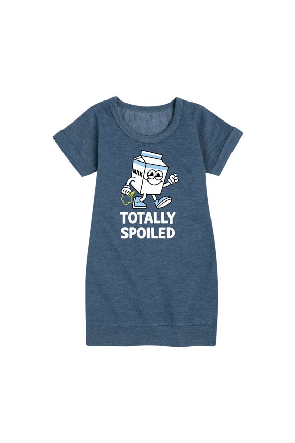 - Totally Spoiled - Toddler And Youth Girls Fleece Dress