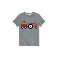 thumbnail image 1 of Instant Message - Tractor And Pumpkins - Youth Short Sleeve Tee, 1 of 5