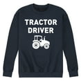 thumbnail image 1 of Instant Message - Tractor Driver - Men's Crew Neck Fleece Pullover, 1 of 6