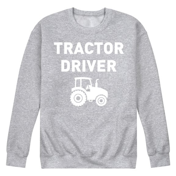 Instant Message - Tractor Driver - Men's Crew Neck Fleece Pullover
