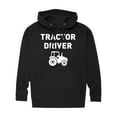 thumbnail image 1 of Instant Message - Tractor Driver - Men's Pullover Hooded Fleece Sweatshirt, 1 of 6