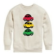 thumbnail image 1 of Instant Message - Traffic Light Cars - Toddler & Youth Crewneck Fleece Sweatshirt, 1 of 6