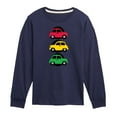 thumbnail image 1 of Instant Message - Traffic Light Cars - Toddler & Youth Long Sleeve Graphic T-Shirt, 1 of 6