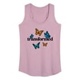 thumbnail image 1 of Instant Message - Transformed Butterflies - Women's Racerback Tank Top, 1 of 6