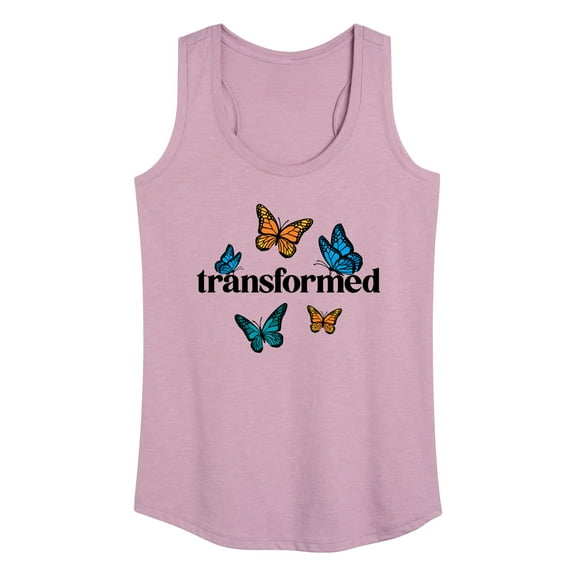 Instant Message - Transformed Butterflies - Women's Racerback Tank Top