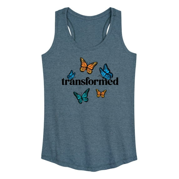 Instant Message - Transformed Butterflies - Women's Racerback Tank Top