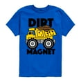 thumbnail image 1 of Instant Message - Transportation - Dirt Magnet - Toddler & Youth Short Sleeve T-Shirt, 1 of 6