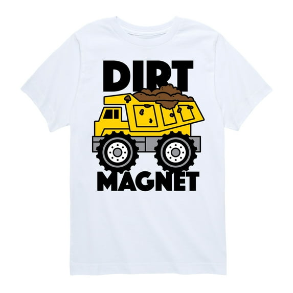 Instant Message - Transportation - Dirt Magnet - Toddler & Youth Short Sleeve T-Shirt