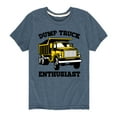 thumbnail image 1 of Instant Message - Transportation - Dump Truck Enthusiast - Toddler & Youth Short Sleeve T-Shirt, 1 of 6