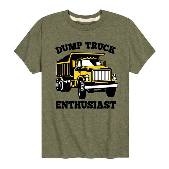 Instant Message - Transportation - Dump Truck Enthusiast - Toddler & Youth Short Sleeve T-Shirt