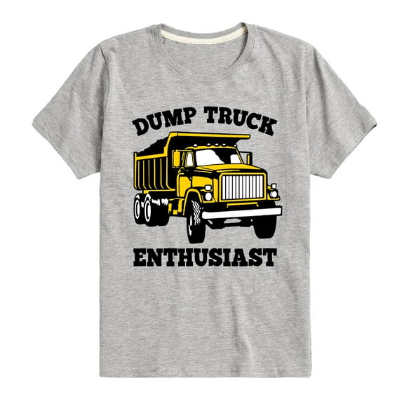Instant Message - Transportation - Dump Truck Enthusiast - Toddler & Youth Short Sleeve T-Shirt
