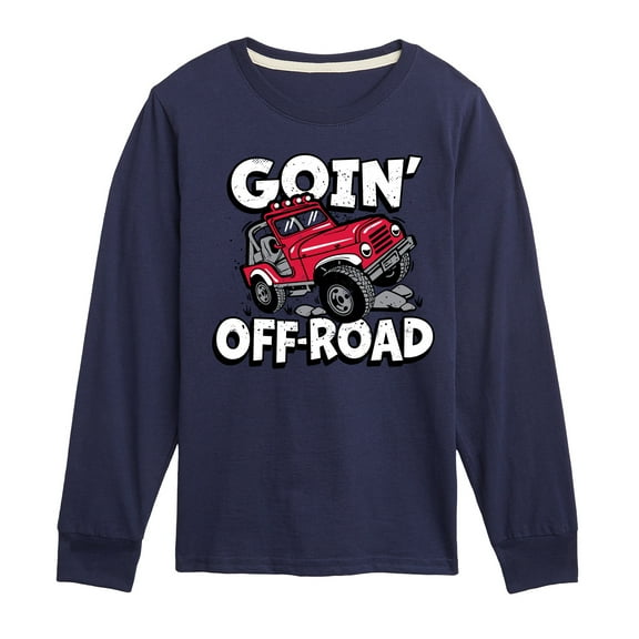 Instant Message - Transportation - Goin' Off Road SUV - Toddler & Youth Long Sleeve Graphic T-Shirt