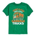 thumbnail image 1 of Instant Message - Transportation - Loves Garbage Trucks - Toddler & Youth Short Sleeve T-Shirt, 1 of 6