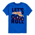 thumbnail image 1 of Instant Message - Transportation - Monster Truck Let's Roll - Toddler & Youth Short Sleeve T-Shirt, 1 of 6