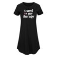 thumbnail image 1 of Instant Message - Travel Is My Therapy - Women's Any Way Dress, 1 of 7