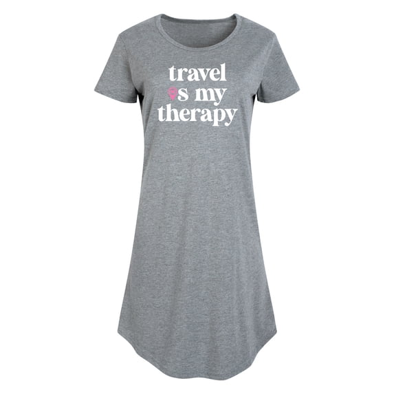 Instant Message - Travel Is My Therapy - Women's Any Way Dress