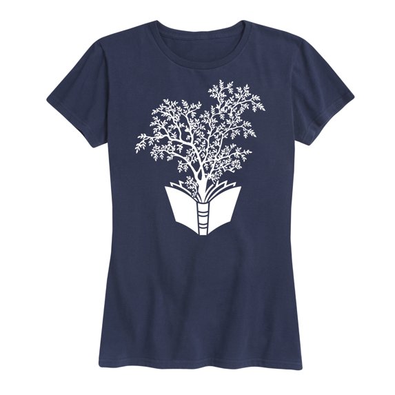 Instant Message - Tree Book Short Sleeve Graphic T-Shirt